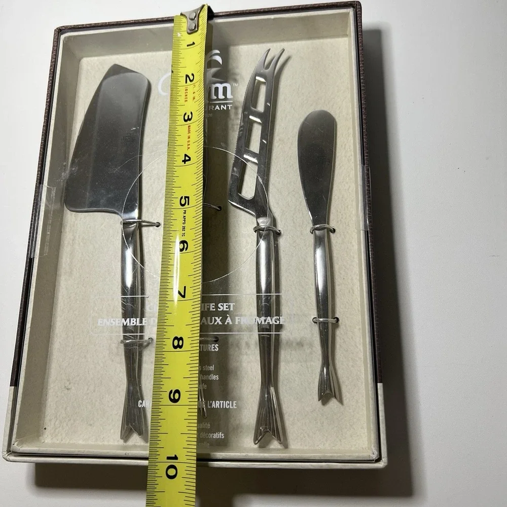 Palm Restaurant Cheese Knife‎ Set- Stainless Steel